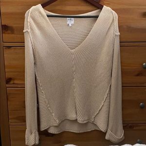 Tan Knit Sweater